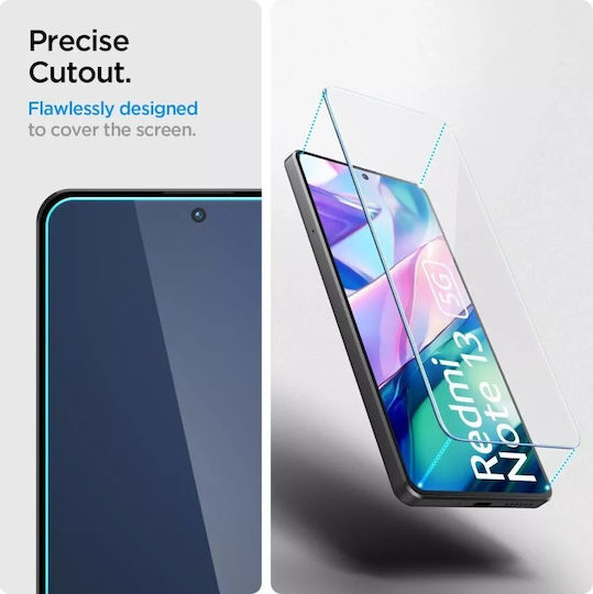 Spigen Spigen Glas.tr Slim 2-pack Закалено стъкло Xiaomi Redmi Note 13 5G 2 Бройки