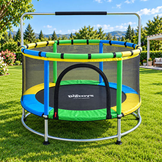 Bike Toys Trambulină Pentru Copii Cu Diametrul De 140 Cm Cu Plasă De Protecție Bike Toys Trambulină Pentru Copii Cu Diametrul De 140 Cm Cu Plasă De Protecție
