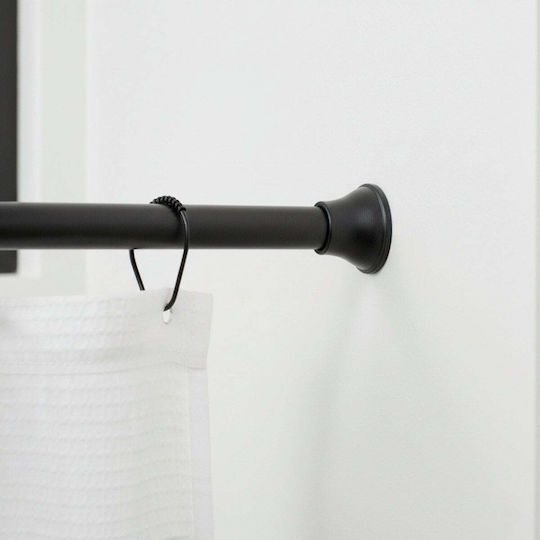 Bathroom Solutions Shower Curtain Black
