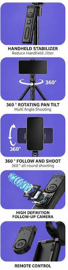 Intelligentes Selfie-Stick Stativ 1,92m
