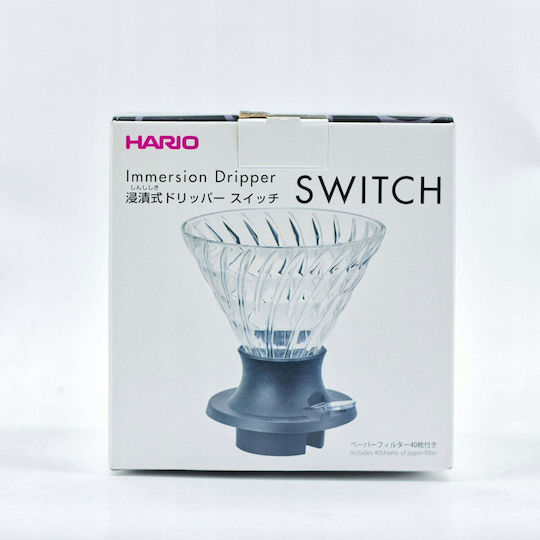 Hario V60-03 Set de imersie Switch Drip + filtre