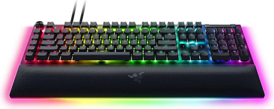 Razer BlackWidow V4 Pro Gaming Mechanical Keyboard with RGB Lighting English UK Green