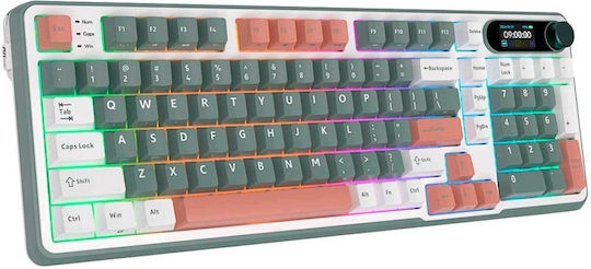 Royal Kludge RK-S98 Гейминг Клавиатура с RGB Осветление (Английски US) Многоцветна