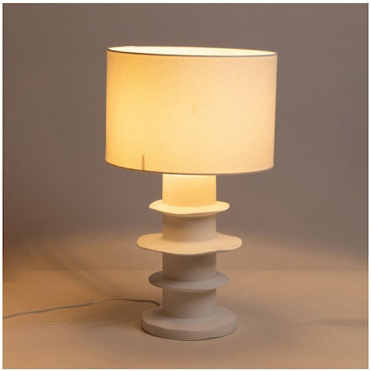 Eurolamp Lămpi De Masă Cu Pălărie Albă Și Bază