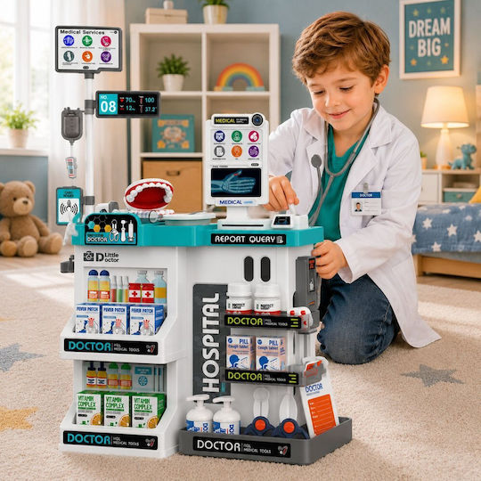 Lean Toys Παιδικό Ιατρικό Σετ για 3+ Ετών 61τμχ