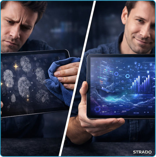 Strado-tech Матов Закалено Стъкло Apple iPad Air 11 M3 2025 Gen 7 2025 M2 2024 Gen 6 2024 Протектор За Екран На Таблет 9h 2,5d Накрайници Стъкло