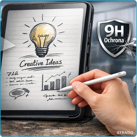 Strado-tech Ματ Σκληρυμένο Γυαλί Samsung Galaxy Tab A11 8.7 2025 A9 2023 – Προστασία Οθόνης 9h