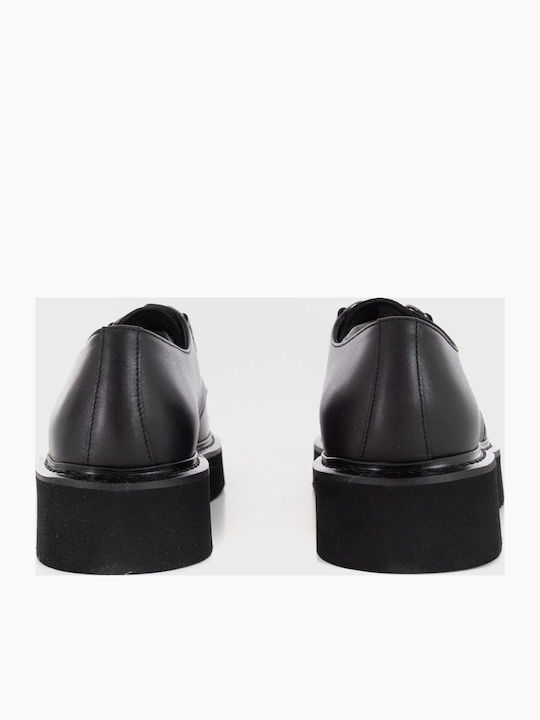 Leather Men's Casual Shoes Black