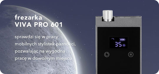 Activeshop Φορητή Φρέζα Νυχιών Viva Pro 601 Brushless Επαγγελματική Συσκευή Μανικιούρ