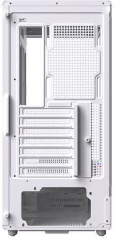 Xigmatek Sun Arctic Gaming Midi-Turm Computergehäuse mit Seitenfenster Weiß