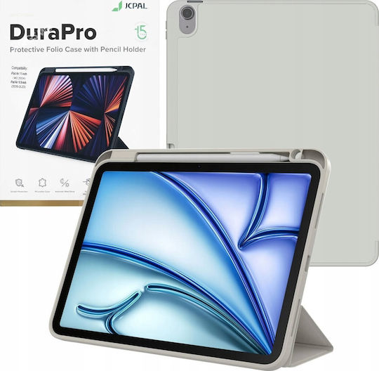 Калъф за таблет Jcpal Jcpal Durapro Protective Folio Case iPad Air 11-инчов M4,2024 Светъл