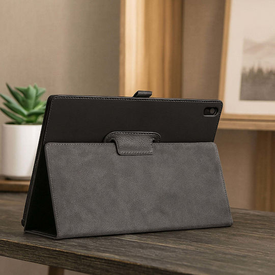 4kom L Тънък Защитен Калъф Капак Lenovo Tab M10 10.1 2022 3-то Поколение 3rd Gen Черна Стойка
