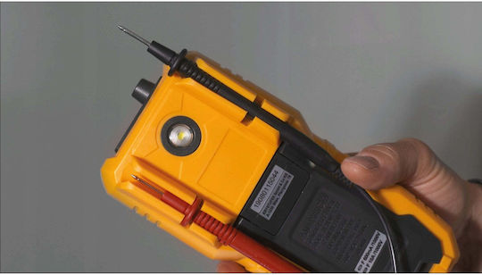 Pancontrol Digitales Multimeter True RMS mit Messung von AC / DC / Widerstand / Kapazität / Temperatur