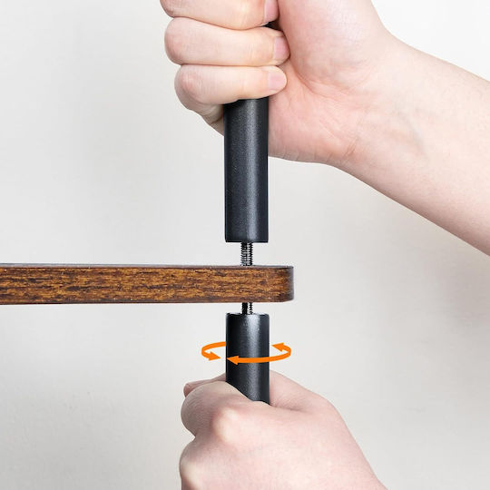 Hoobro Gewürzorganisator Metallisch Braun