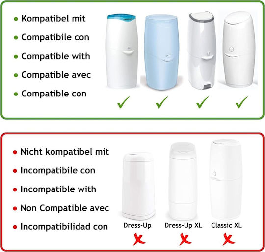 Casete de schimb pentru coș 8 buc
