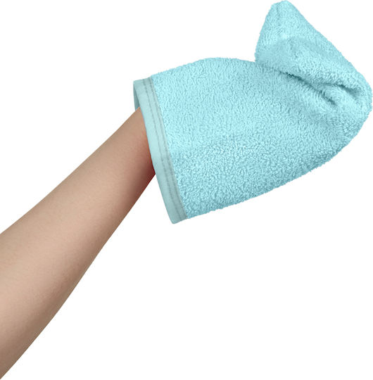 Akuku Mănușă de baie pentru bebeluși albastră