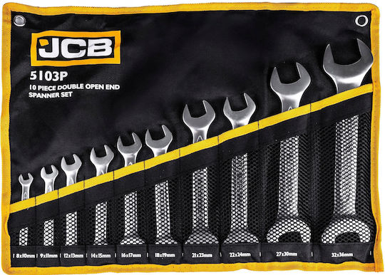JCB Satz 10 Deutsche Schraubenschlüssel