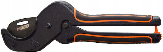 AWTools Hand Ratchet Pipe Cutter Maximum Cutting Diameter 35mm for Plastic / PEX / Aluminum AW31508BL