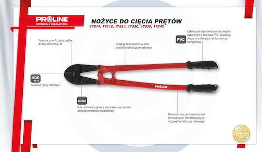 Proline Ръчен тръборез с максимален диаметър 350mm за пластмаса / PEX