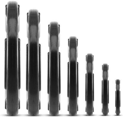 inSPORTline Каучуков Диск 1 x 20kg Φ30mm с Дръжки