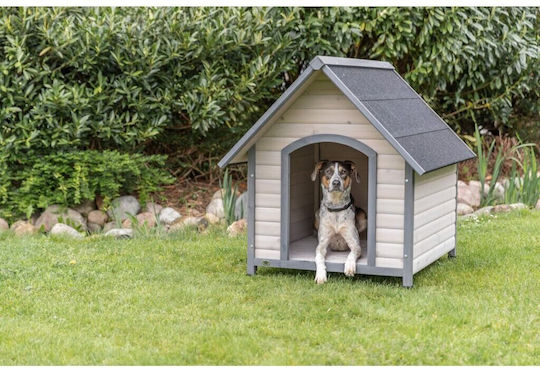 Trixie Natura Hundehütte Grau 71x77x76cm