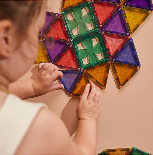 Cleverclixx Magnetisches Spielzeug Bau- und Konstruktionsspielzeug Wandaufkleber