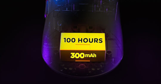 HATOR Quasar 3 Ultima Kabelloses Gaming Maus 30000 DPI Lila