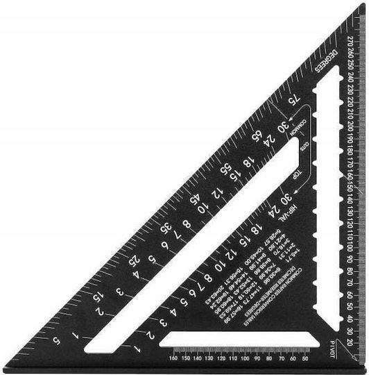 Proline Carpenters Aluminum Angle Ruler Length 30cm