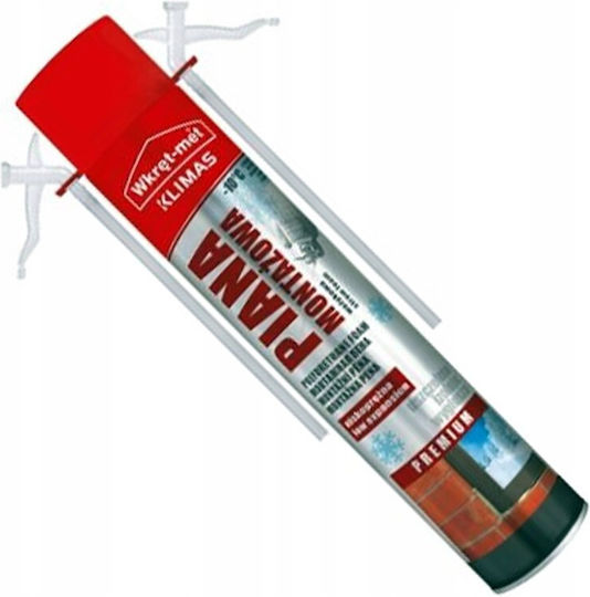 Wkręt-met Spumă poliuretanică cu expansiune redusă 750ml
