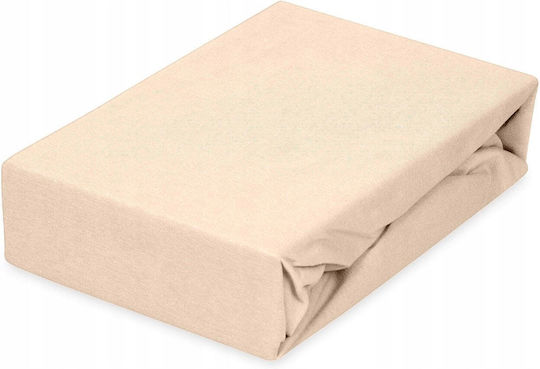Matex Cearceaf De Pat Supraînțeles Cu Hugger Din Cauciuc 160x190cm Bej