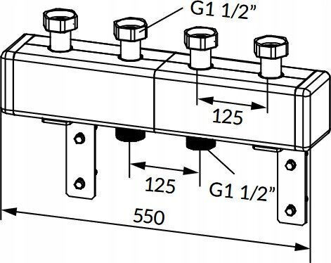 Afriso Pipe Manifold Collector 8077310