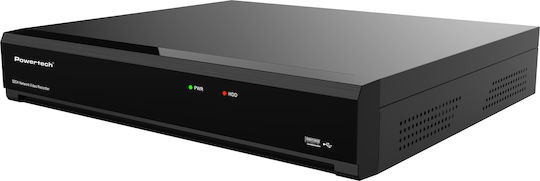 Powertech PT-1600 NVR Устройство за запис с 32 канала с 4K резолюция