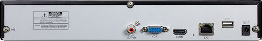 Powertech PT-1598 NVR Устройство за запис с 8 канала с 4K резолюция