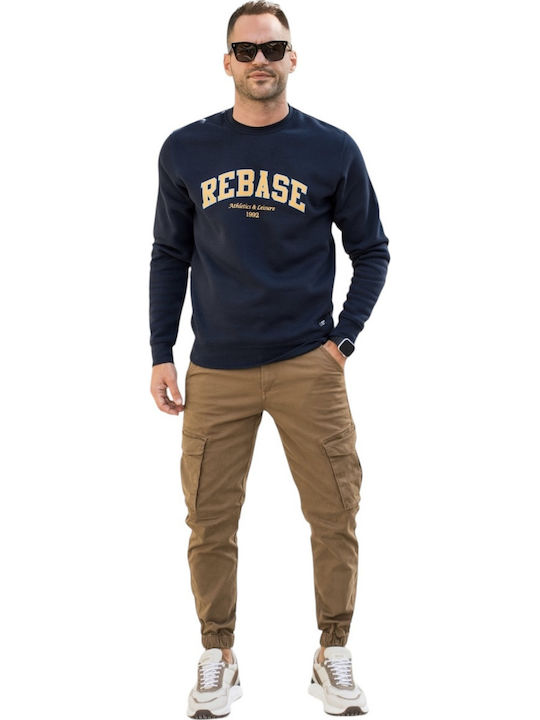 Rebase Cargo-Hose für Herren, Elastisch, Relaxed Fit, Cigar