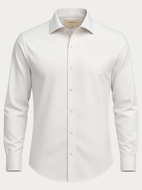 Long Sleeve Shirt in Regular Fit White