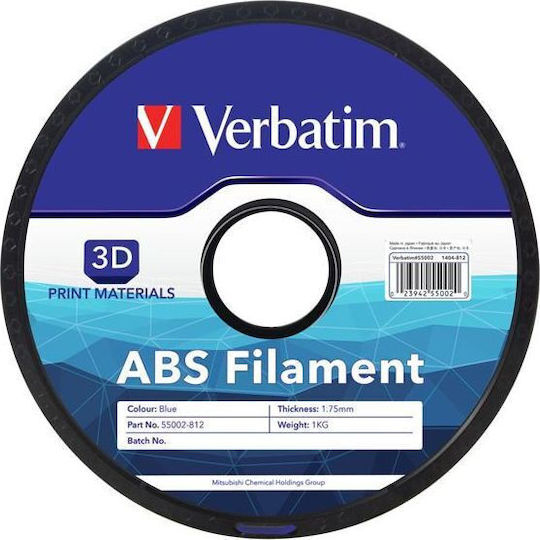 Verbatim ABS 3D Printer Filament 1.75mm Μπλε 1kg