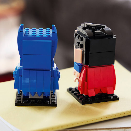 LEGO Brick Headz Superman și Batman din Epoca de Aur pentru 10+ Ani 218 buc