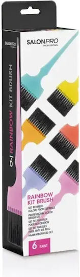 Xanitalia Salon Pro Set 6 Hair Dyeing & Bleaching Accessories Brushes