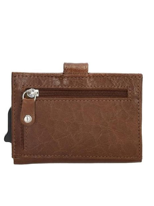 Leder Herrenbrieftasche mit RFID Braun