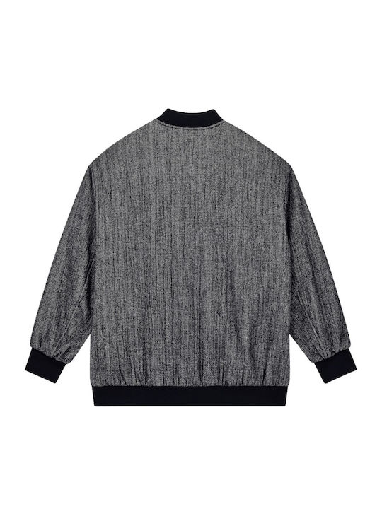 Women's Puffer Jacket for Winter Grey