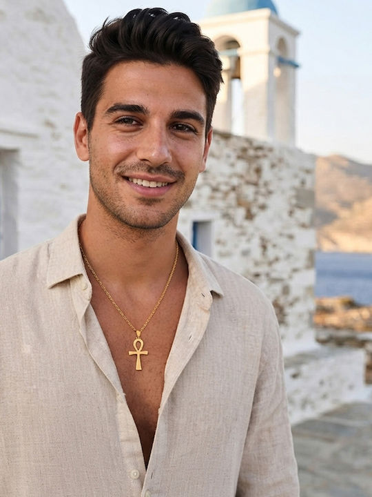 Sharks Bay Clothing Gold Plated Steel Cross
