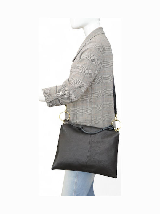 Leather Women's Shoulder Bag Taupe
