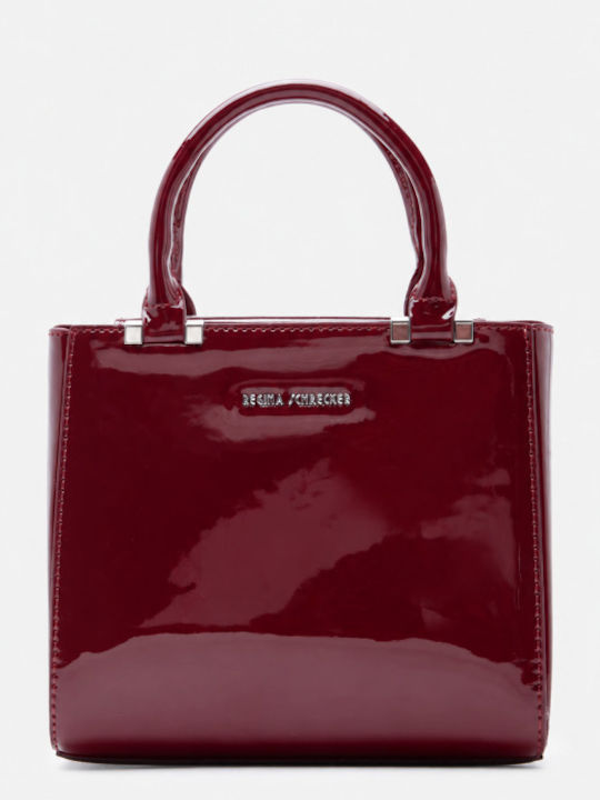 Fabric Women's Handbag Crossbody Burgundy