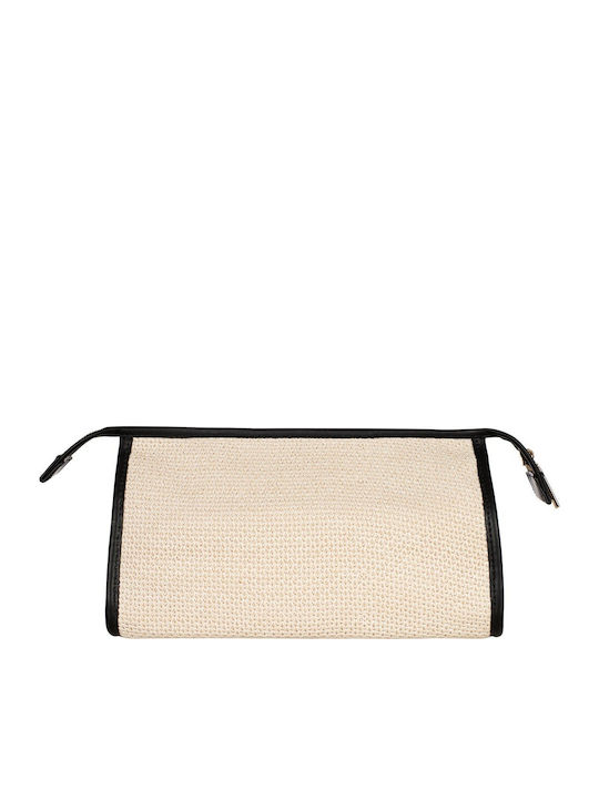 Toiletry Bag By Byblos Seek Bybe88b524-natural/black Women's