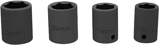 Kraft & Dele KD5784 Cheie cu Impact 1/2" cu Cuplu Maxim 188.64kgm
