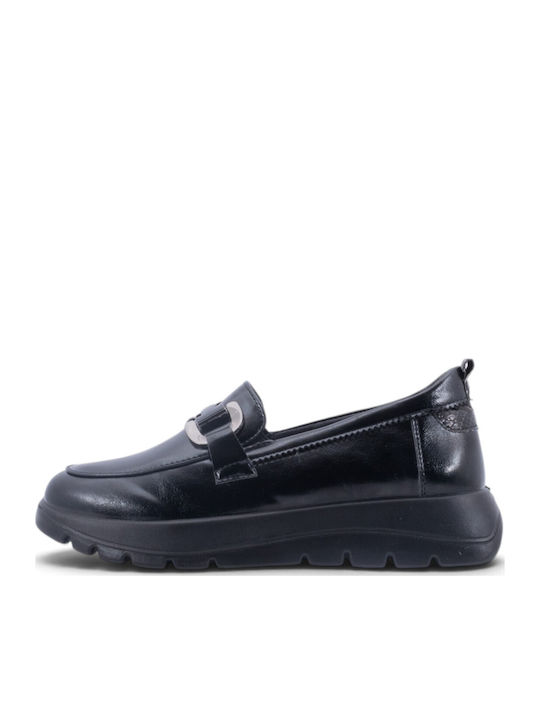 Mocasini Dama Loafers Negru Culoare Full Face