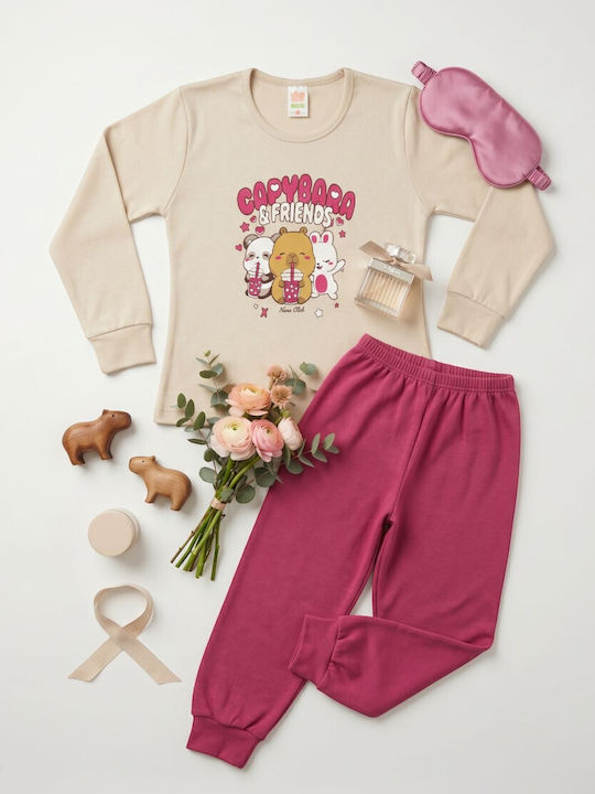 Nina Club Kids Pajama Winter Beige & Friends