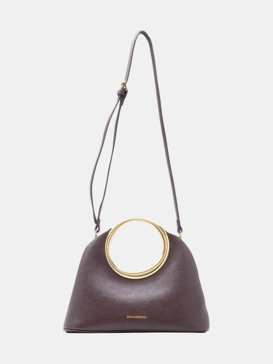Fabric Women's Handbag Crossbody Brown