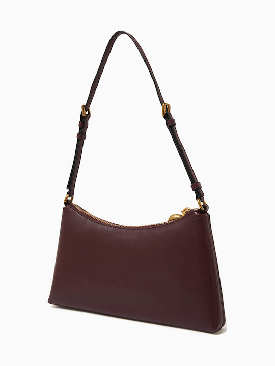 Pouch Mini Women's Shoulder Bag Burgundy