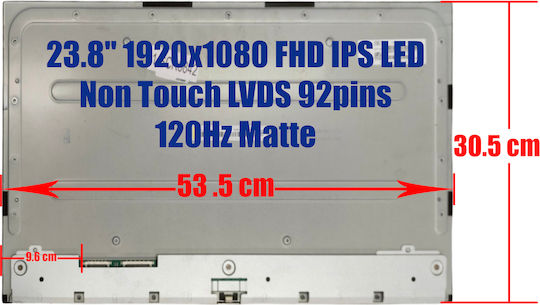 Лаптоп Екран IPS / LED / Touch 1920x1080 Матов За Laptop Mv238fhm-n52 1-SCR0842